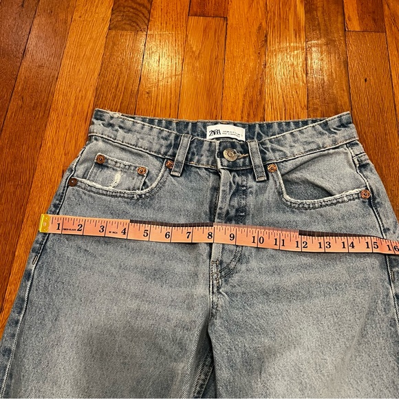 Zara straight leg distressed jeans - Picture 8 of 12